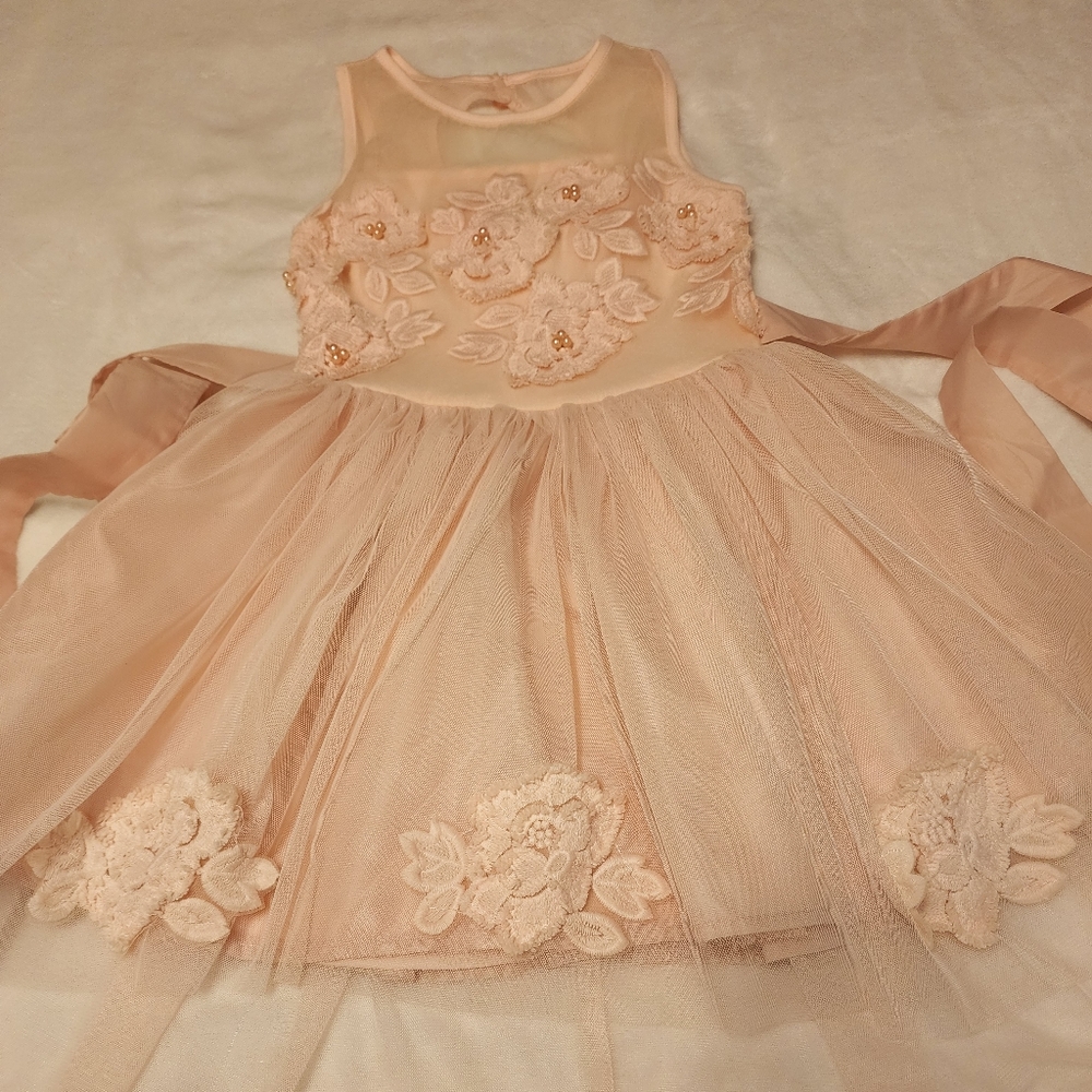 Btween peach formal dress